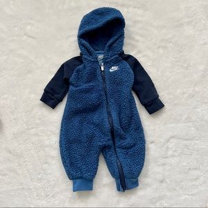 Nike Baby Sherpa Hooded Coverall (3 Months)